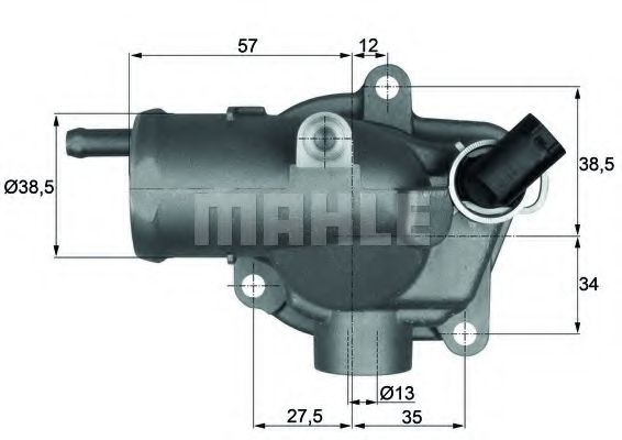 TI2792 KNECHT-MAHLE термостат