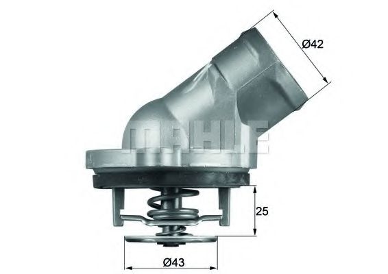 TI4587D KNECHT-MAHLE Термостат