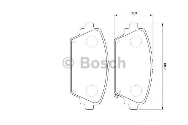 0986424663 BOSCH колодки дисковые п.honda accord 1.82.02.0tdi 98-03,nissan primera 02>