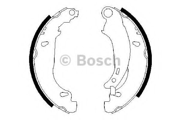 0986487568 BOSCH Колодки торм.бар. PEUGEOT 26 9-