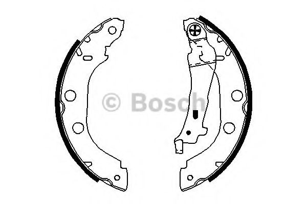 0986487699 BOSCH Тормозная колодка