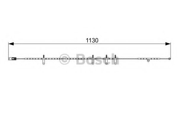 1987473016 BOSCH Датчик износа тормозных колодок [113 mm]