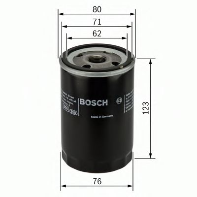 0451103086 BOSCH фильтр масл. bmw e30e28e34 1.8i-2.5i <94