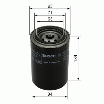 0451103238 BOSCH Фильтр масляный PSA 605/J5/BOXER/JUMPER