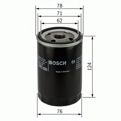 0451103340 BOSCH Фильтр масляный ROVER 75 -05