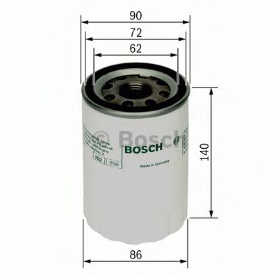 0451103347 BOSCH фильтр масляный