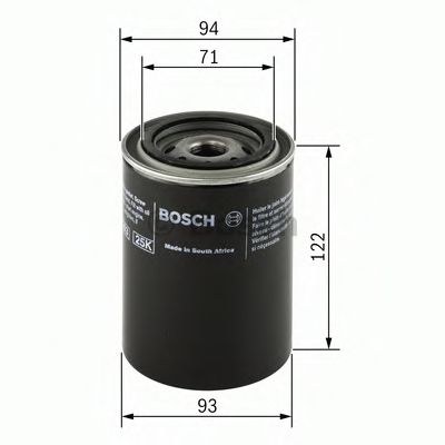 0451103357 BOSCH фильтр масленный