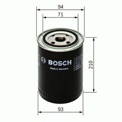 0451105067 BOSCH фильтр масленный