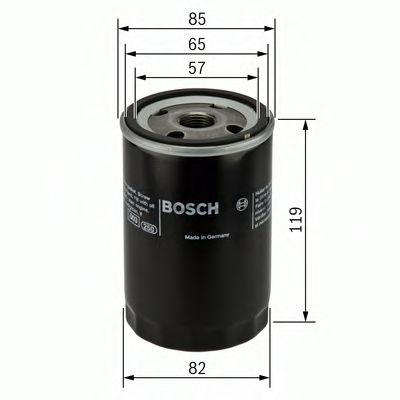 0986452000 BOSCH Фильтр масляный