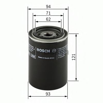 0986452005 BOSCH Фильтр масляный