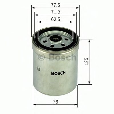 1457434432 BOSCH СМЕННЫЙ ТОПЛИВНЫЙ ФИЛЬТР