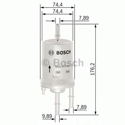 F026403003 BOSCH Фильтр топливный A4A6 -