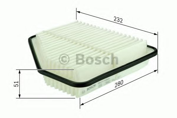 F026400162 BOSCH Фильтр воздушный Lexus GS 00- 05- SC430 Crown 04-