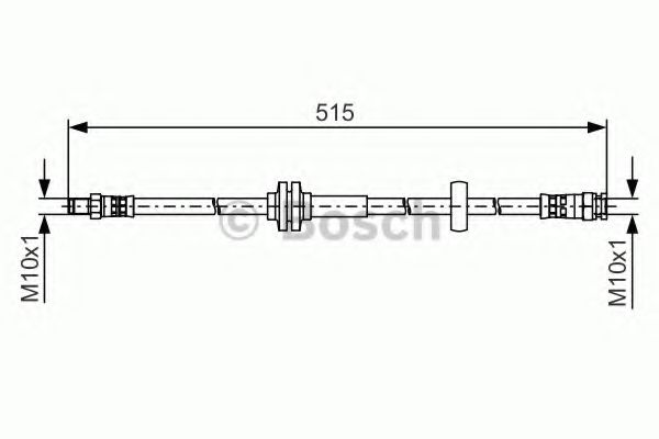 1987481482 BOSCH Тормозной шланг