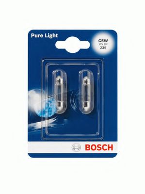 1987301004 BOSCH Лампа C5W SV8,5-8 Pure Light (компл.blister 2шт.)