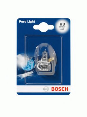 1987301006 BOSCH Лампа H3 55W PK22s Pure Light (blister 1шт.)