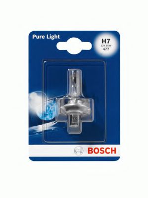 1987301012 BOSCH Лампа Н7 12V 55W Bosch Pure Light блистер 1 шт.