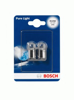 1987301019 BOSCH Лампа Pure Light Standart 12V R1W [1W] [блистер] [комкт 2 шт]