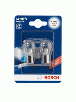 1987301050 BOSCH Лампа p21w longlife daytime 21 w 12 v ba15s (2шт)