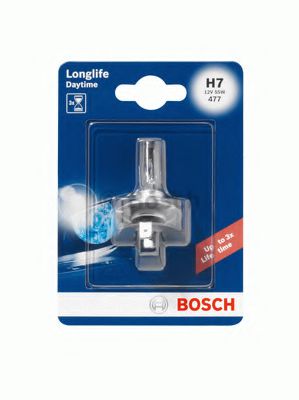 1987301057 BOSCH Лампа LONGLIFE DAY H7 12V 55W (блистер) (1 шт)