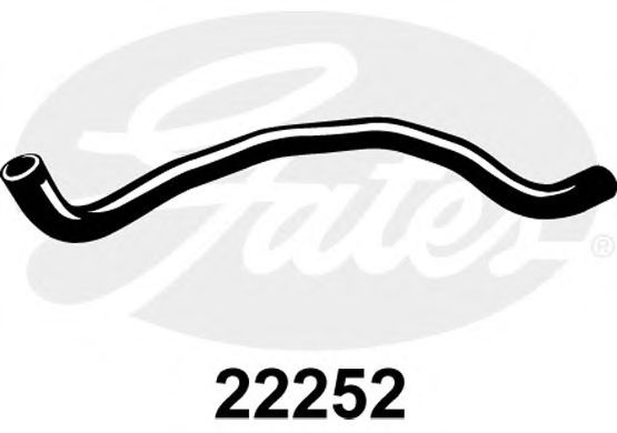 22252 GATES Шланг радиатора