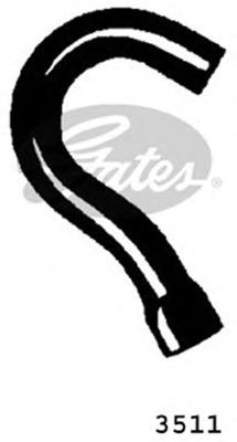 3511 GATES Шланг радиатора