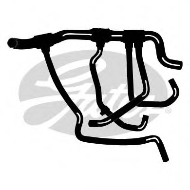 3943 GATES Шланг радиатора