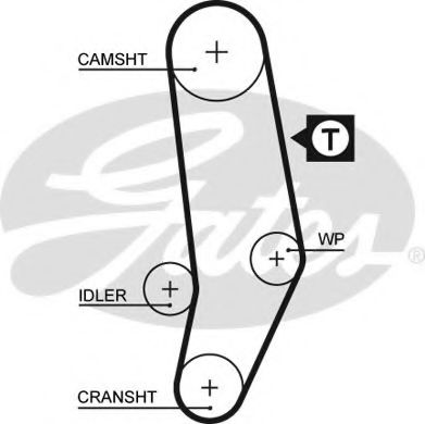 5035 GATES Ремень ГРМ 119 x 25