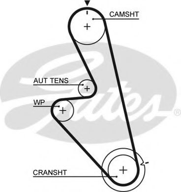5449 GATES Ремень ГРМ Daewoo Espero 1.82.0 95-99