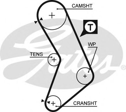 5545XS GATES ремень