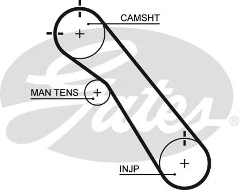 5548XS GATES Ремень ГРМ LAND CRUISER 4.2 TD 9- (92x25)