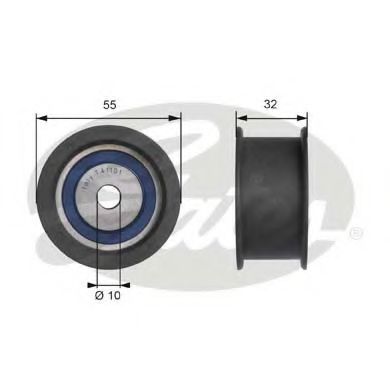 T41101 GATES Ролик ремня ГРМ ВАЗ-2112