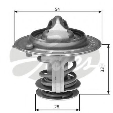 TH29882G1 GATES Термостат HYUNDAI ACCENT 1.5-1.6 - ELANTRA 1.8-2. -