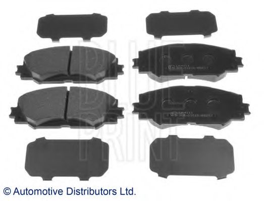 ADT342171 BLUE PRINT Комплект тормозных колодок, дисковый тормоз