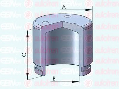 D025134 SEINSA AUTOFREN Ремком.суппорта (поршень) MITSUBISHI MONTERO IV V8_W, V9_W 3.2 DI-D V88W, V98W 272>