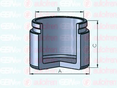 D025323 SEINSA AUTOFREN Ремком.суппорта MITSUBISHI PAJERO IV (NS, NT, V8_W, V9_W) 27>