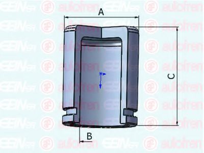 D025279 SEINSA AUTOFREN Ремком.суппорта NISSAN PICK UP (D22) 1998>