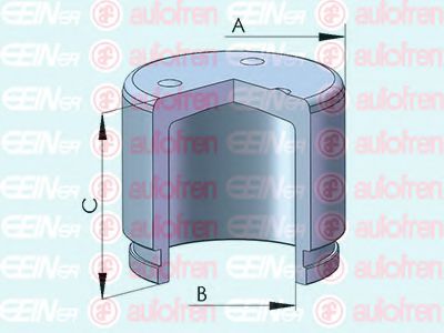 D025381 SEINSA AUTOFREN поршень тормозного суппорта перед nissan patrol gr2 (d48, h52, sumitomo)