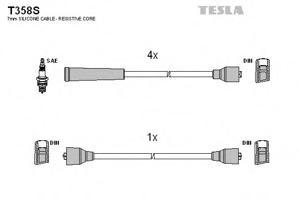 T358S TESLA /в  402 к-т