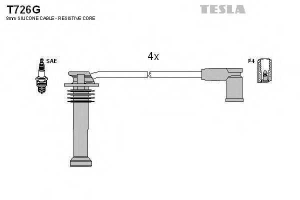 T726G TESLA Комплект бронепроводов