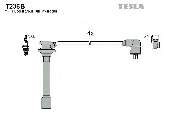 T236B TESLA В/В провод