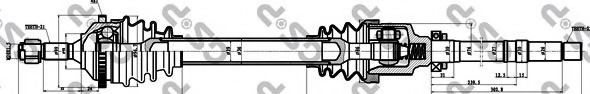 245035 GSP Привод в сборе PEUGEOT 26 1.1-1.6 98- прав. (ABS)