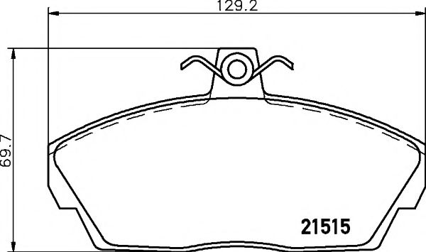 2151504 TEXTAR    Land Rover Freelander (LN) 1.8-2.5 98-