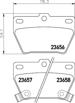 2365601 TEXTAR КОЛОДКИ ТОРМ. TOYOTA RAV 4 (A20) 00-05