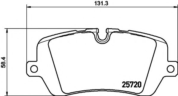 2572001 TEXTAR Колодки тормозные