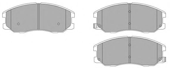FBP1500 FREMAX колодки торм.пер.