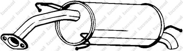 141219 BOSAL Глушитель зад.часть Daewoo Aveo 1.4,1.4 16V