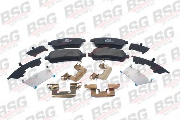 BSG30200031 BSG bsg 30-200-031_колодки дисковые перед. с антискрип. пл. ford fiesta 1.25-1.6i1.4-1.6dci 08>