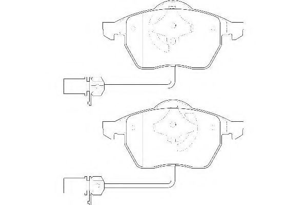 WBP20676B WAGNER колодки дисковые п. Audi A6 1.8T2.2.5TDi 97-2,VW Passat 1.6-2.5TDi 98>