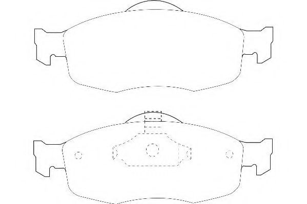 WBP21394A WAGNER колодки дисковые п. ford mondeo 1.6-2.51.8td 93-00scorpio 2.0-2.5td 94-98